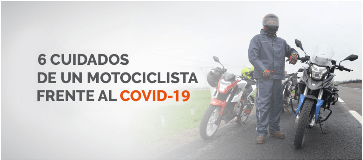 6 cuidado de un motociclista frente al COVID - 19