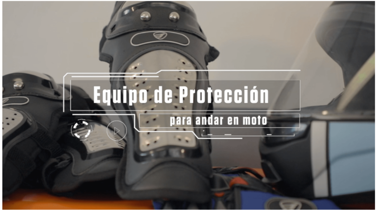 Equipo de protección para andar en moto