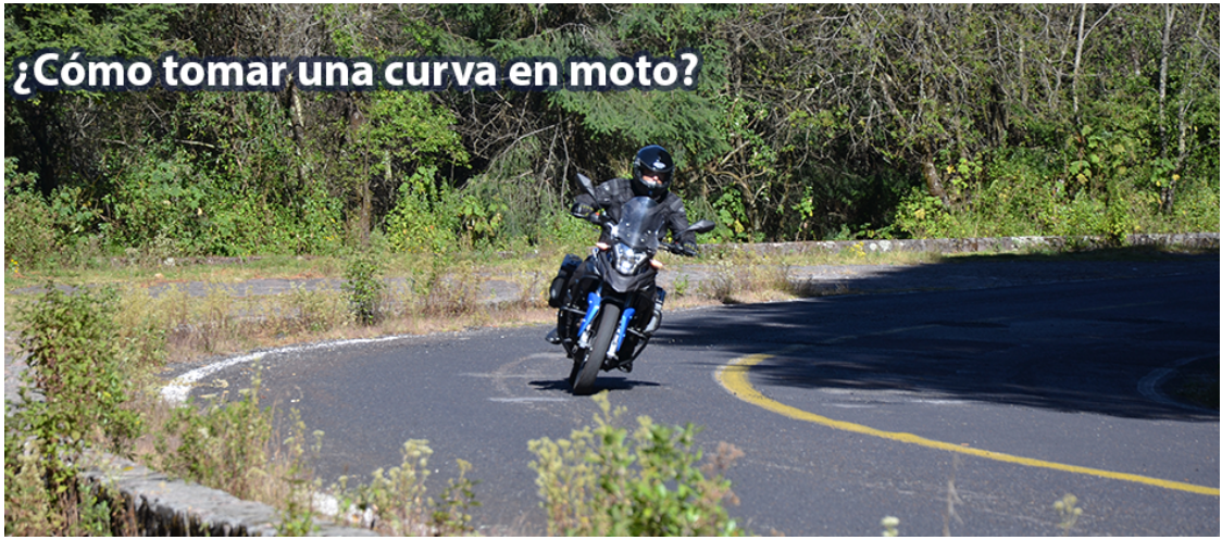 ¿Cómo tomar una curva en moto?